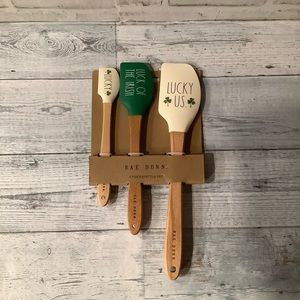 Rae Dunn 3 Piece St Patrick’s Day Silicone Spatula Set